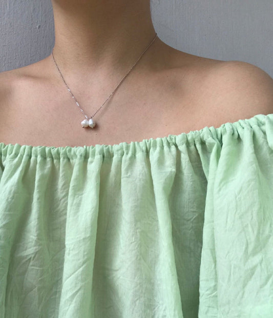 Isabella Necklace in Silver