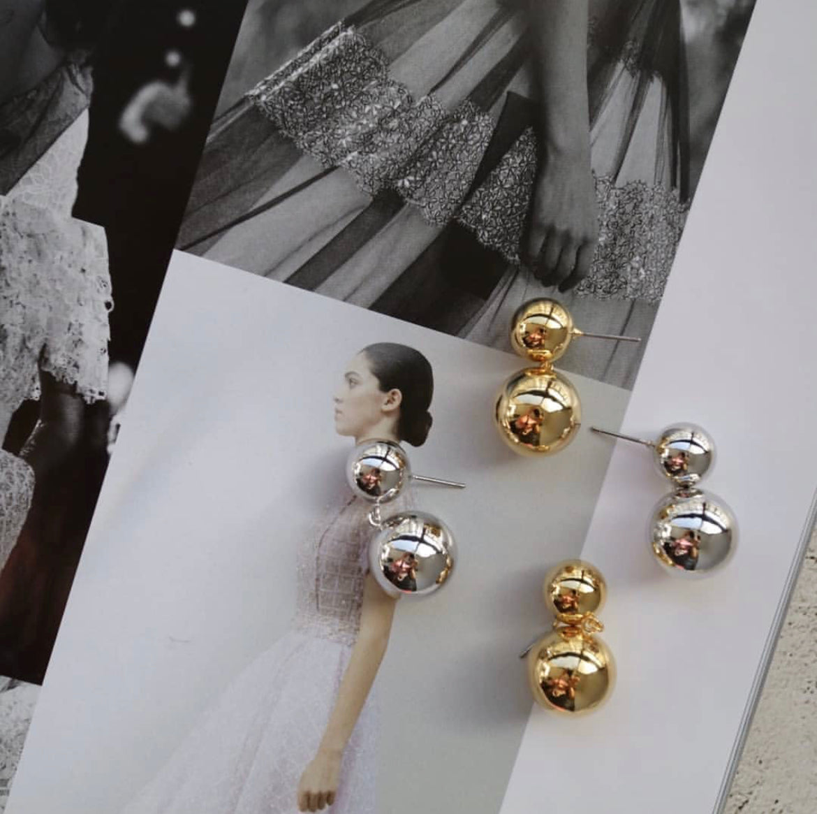 Hudson Earrings in Gold