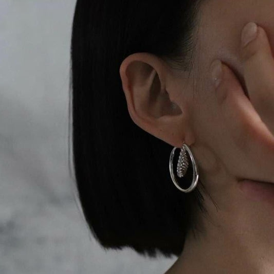 Charlotte Earrings in Silver