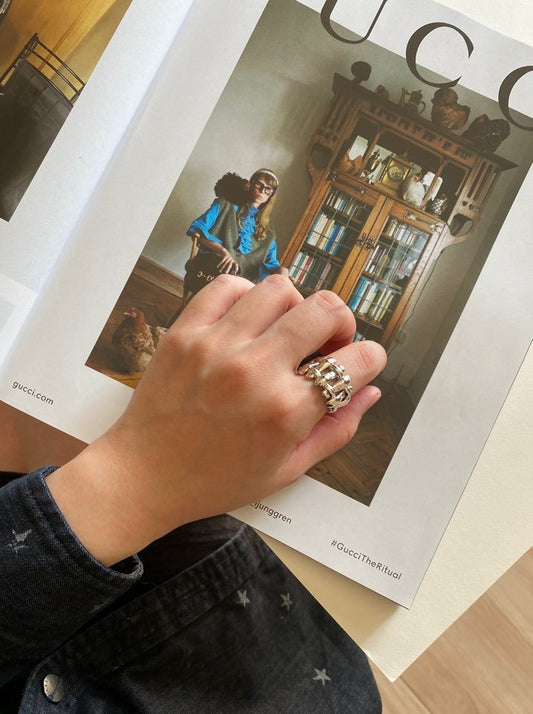 Stefeni Ring in Silver