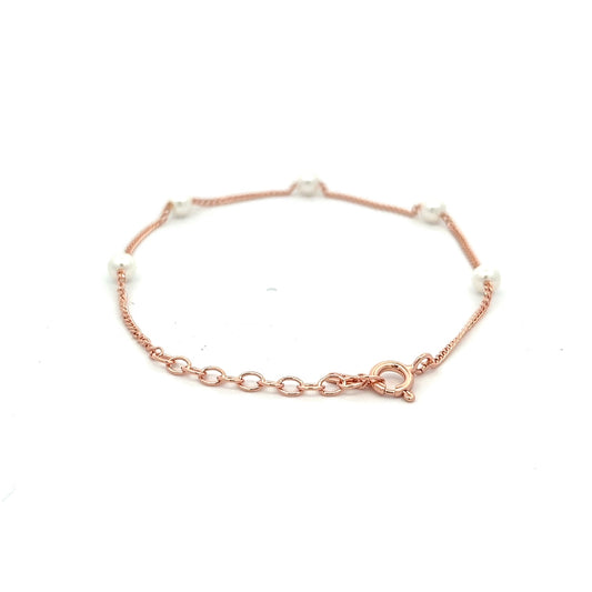 Eternity Bracelet in Rose Gold - 4mm