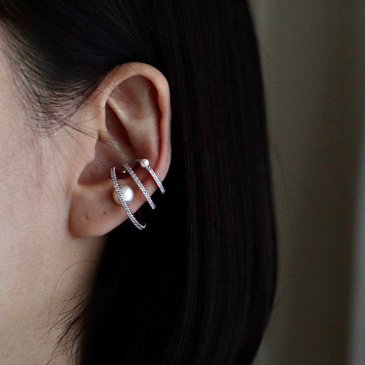 Claire Cuff in Silver