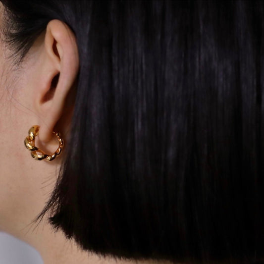 Emily Dos Earrings in Gold