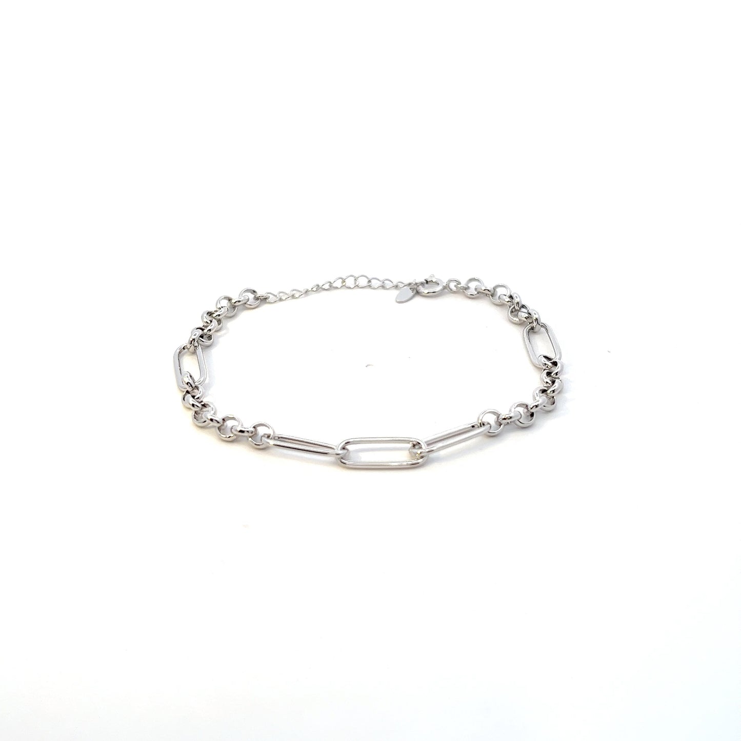 Clips x Belcher Bracelet In Sliver