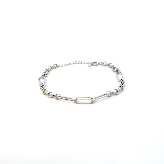 Clips x Belcher Bracelet In Sliver