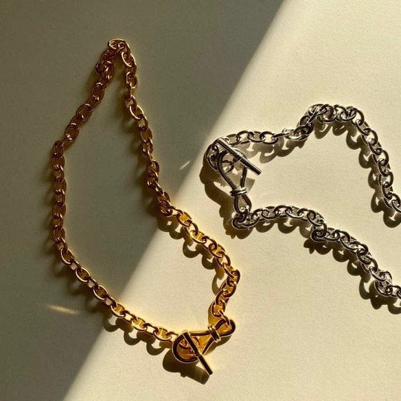 Kimberly Chaine Necklace in Silver