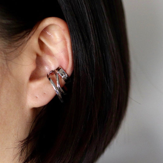 Dea Trio Cuff in Silver