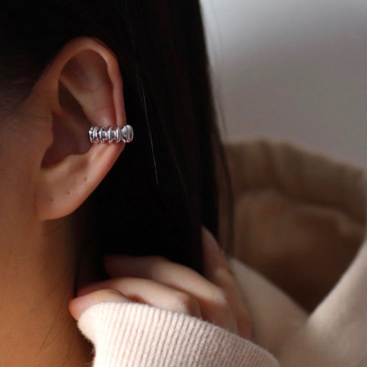 Crown Cuff in Silver