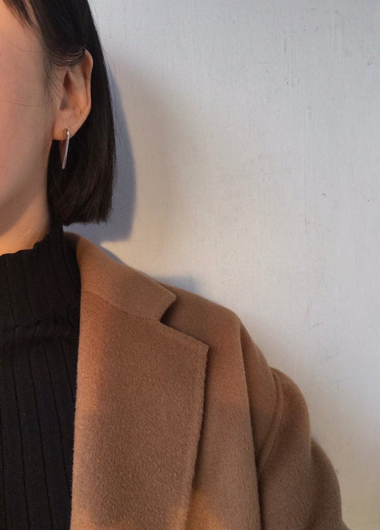 Cuore Earrings in Silver