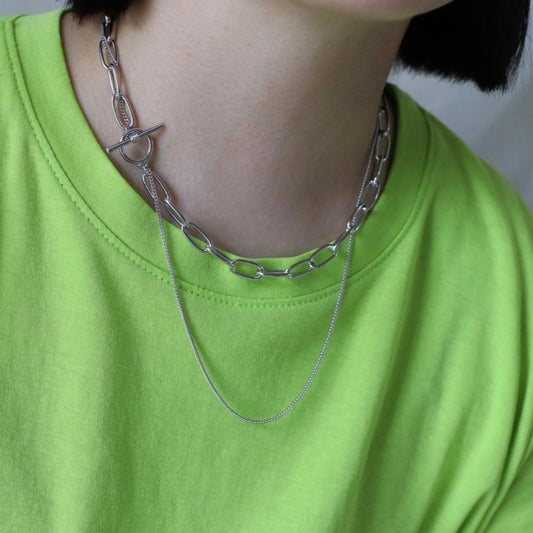 Barry Chaine Necklace in Silver
