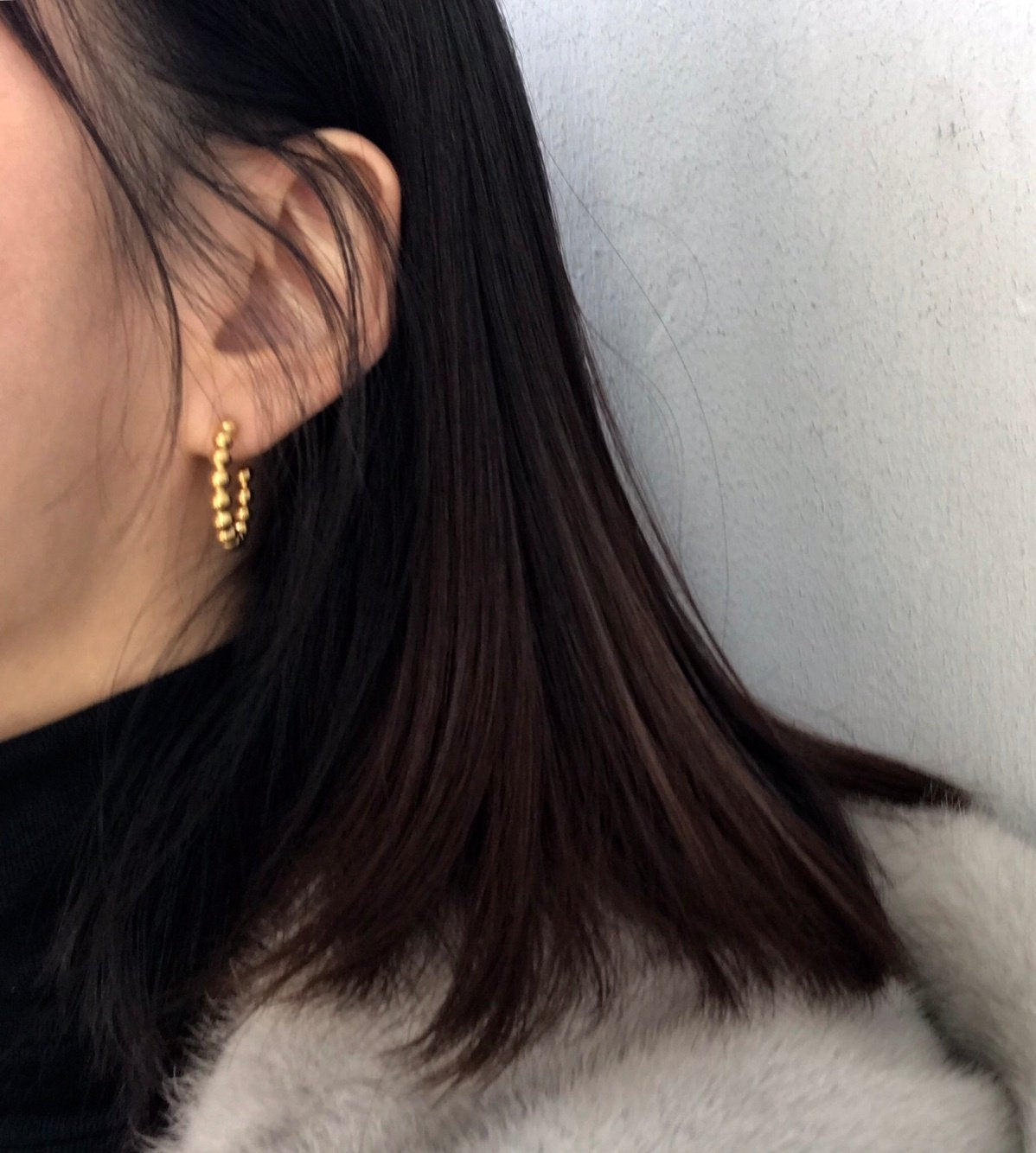 Cleef Loop Earrings in Gold