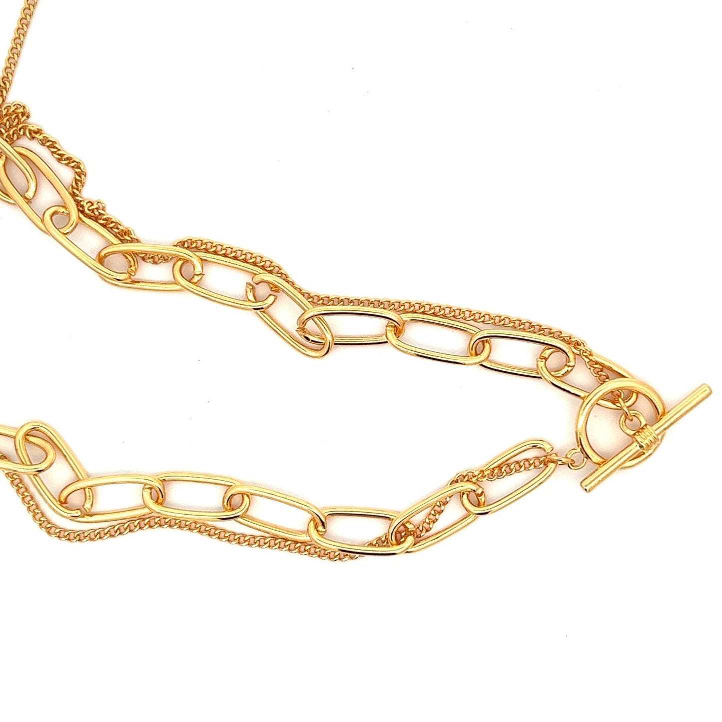 Barry Chaine Necklace in Gold