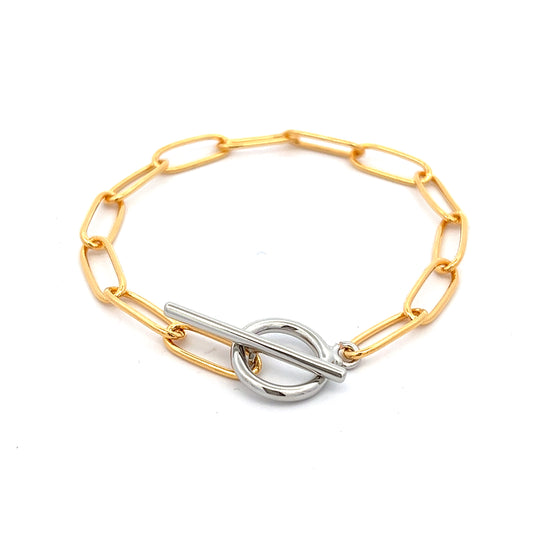 Simpli Bracelet with Gold Chain