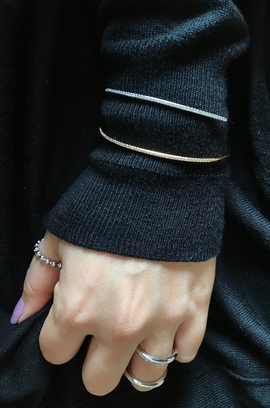 Claire Bangle in Silver