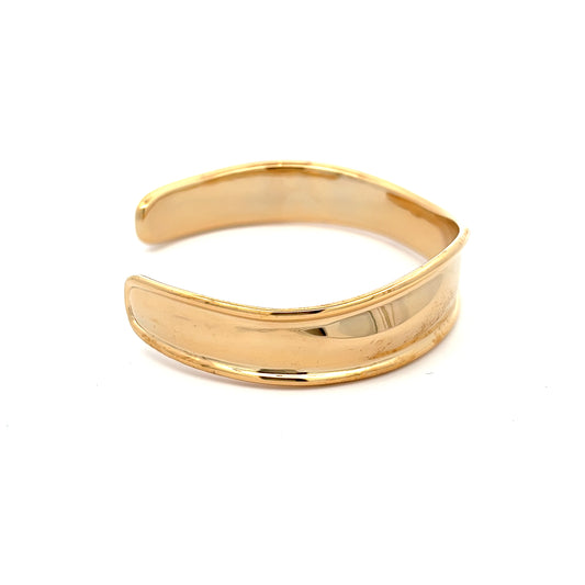 Zee Thin Bangle in Gold