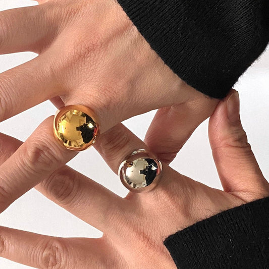 Hudson Grande Ring in Gold