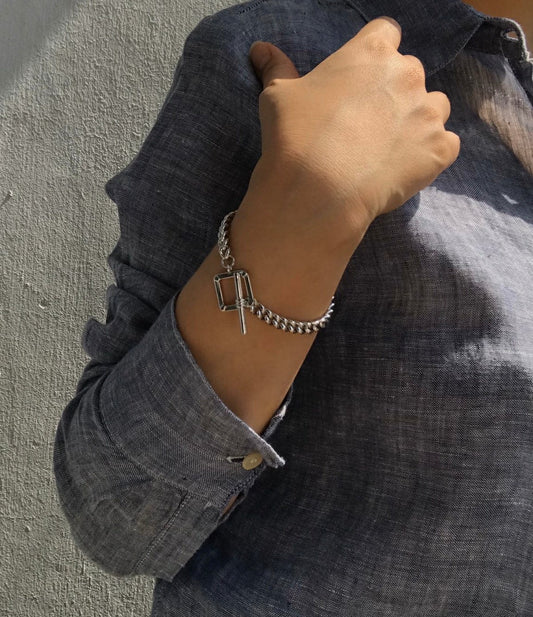 Camellia Bracelet in Silver