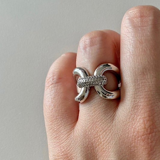 Corrine Dos Ring in Silver