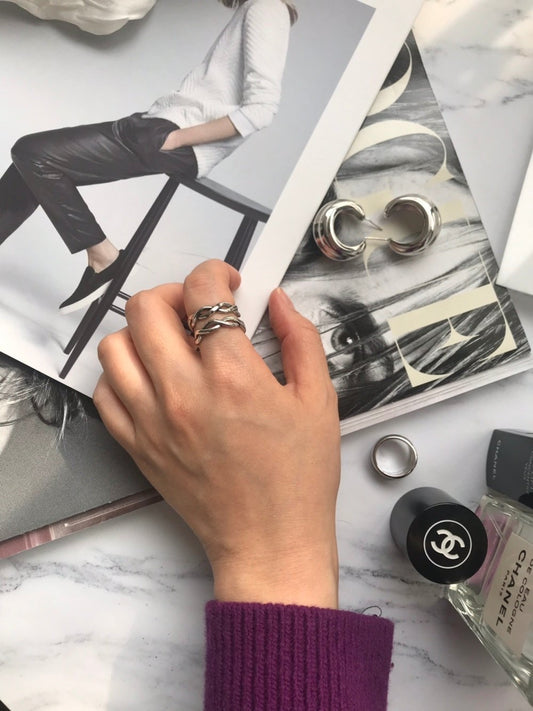 Jayne Ring in Silver