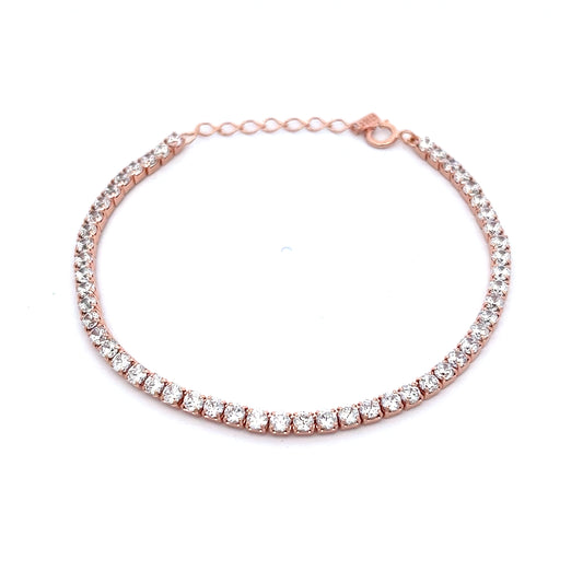 Tennis Bracelet in Rose Gold