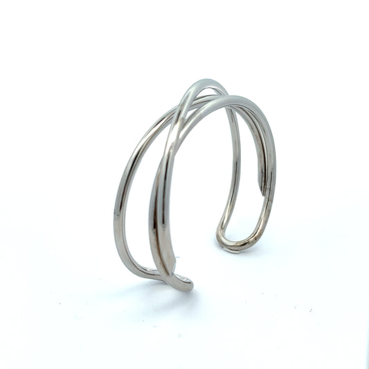 Diosa Bangle in Silver