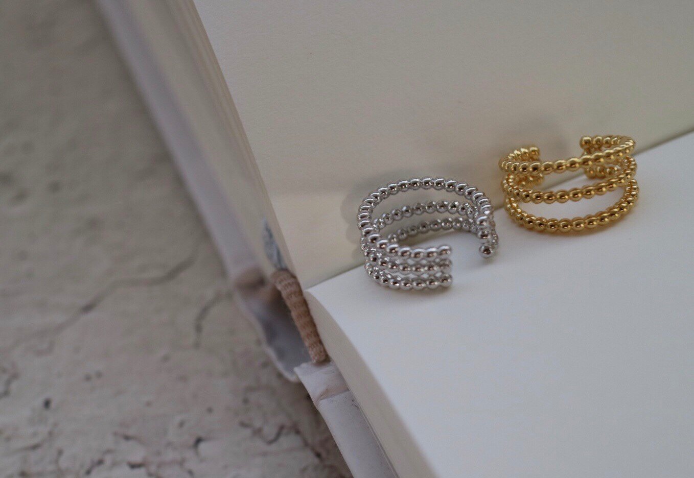 Cleef Trio Cuff in Silver