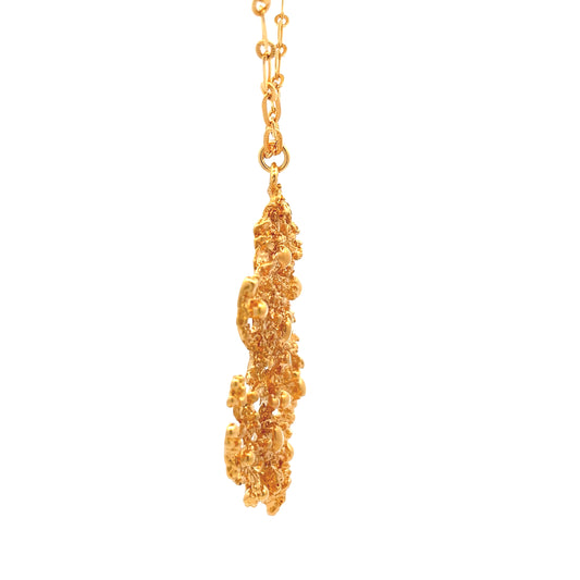 Vintage Coralis Necklace in Gold