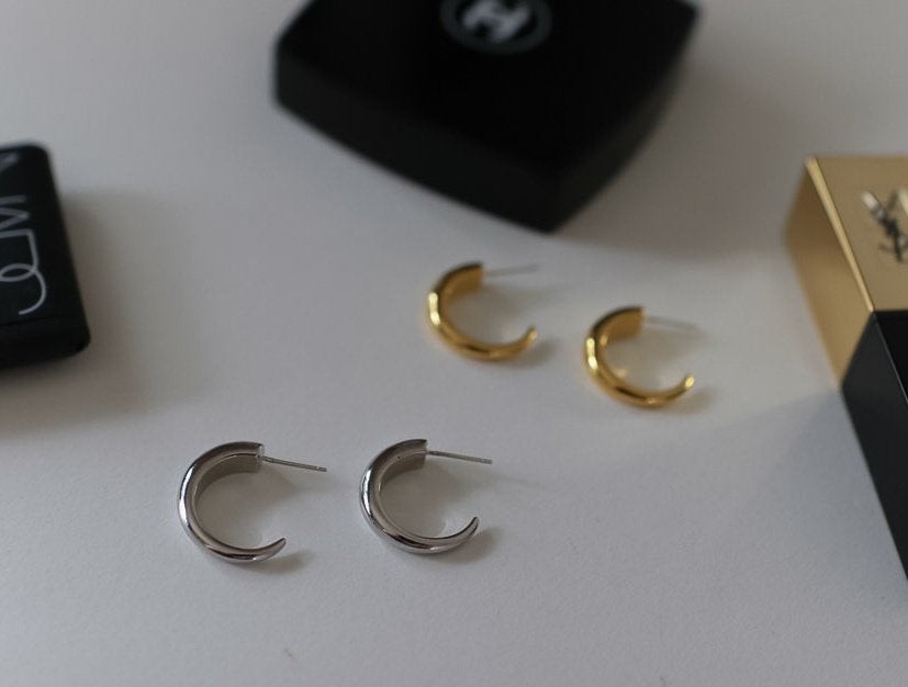 Bella Earrings in Silver