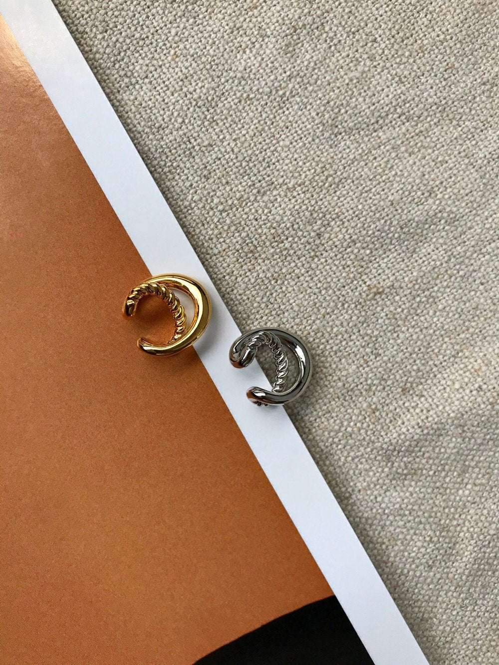 Charlotte Ear Cuff in Silver