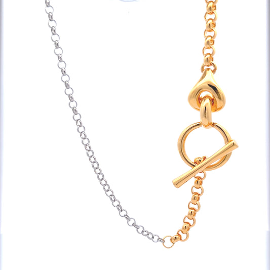 Kyle Necklace with Silver Chaine