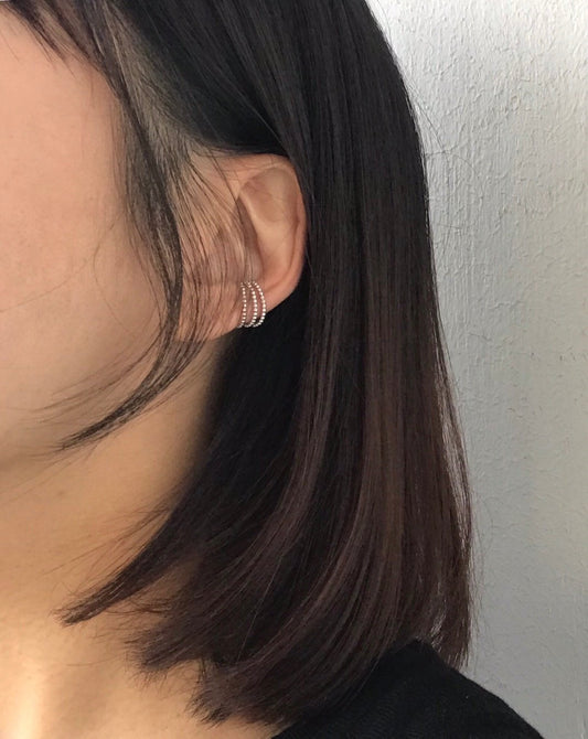 Cleef Trio Cuff in Silver