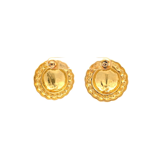 Vintage Lionne Earrings in Gold