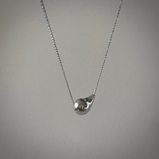 Woosh Necklace In Sliver