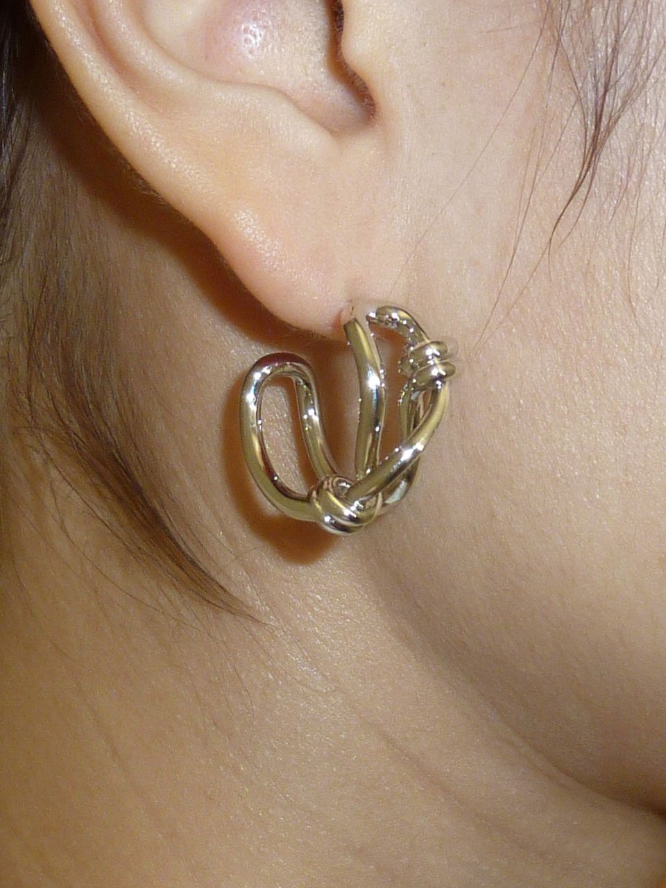 Barb earrings In Silver