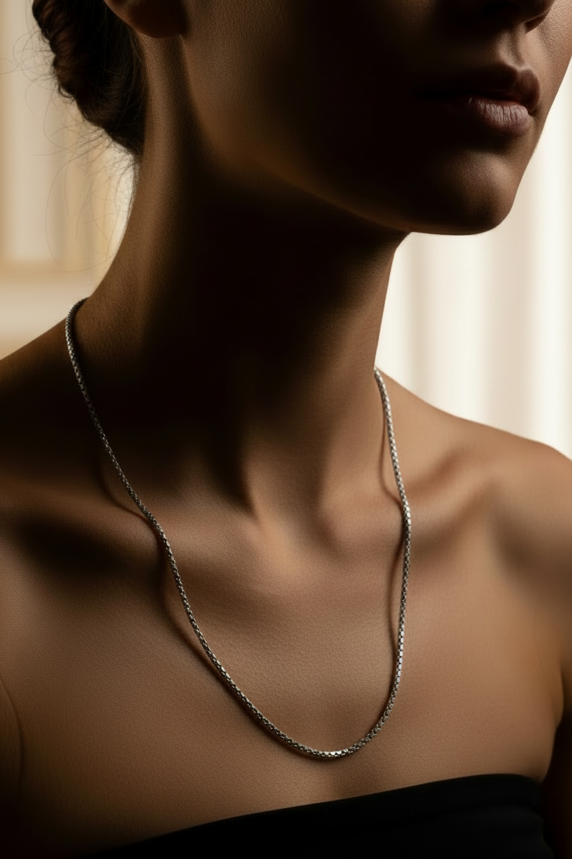 Venetian Chain Silver 2.5mm