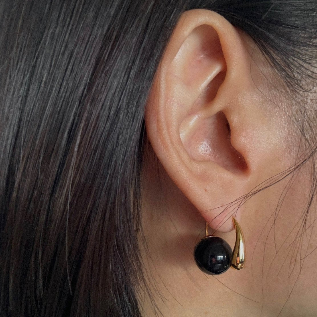 Kate tres earrings in Gold