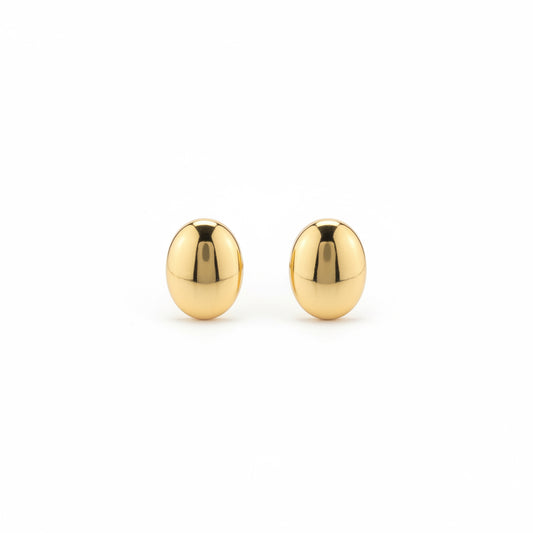 Bean Earrings Gold