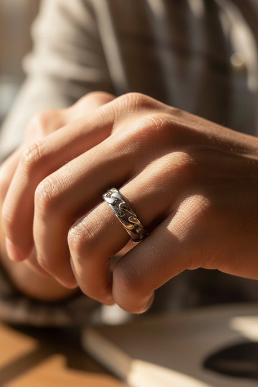 Curb Thin Ring