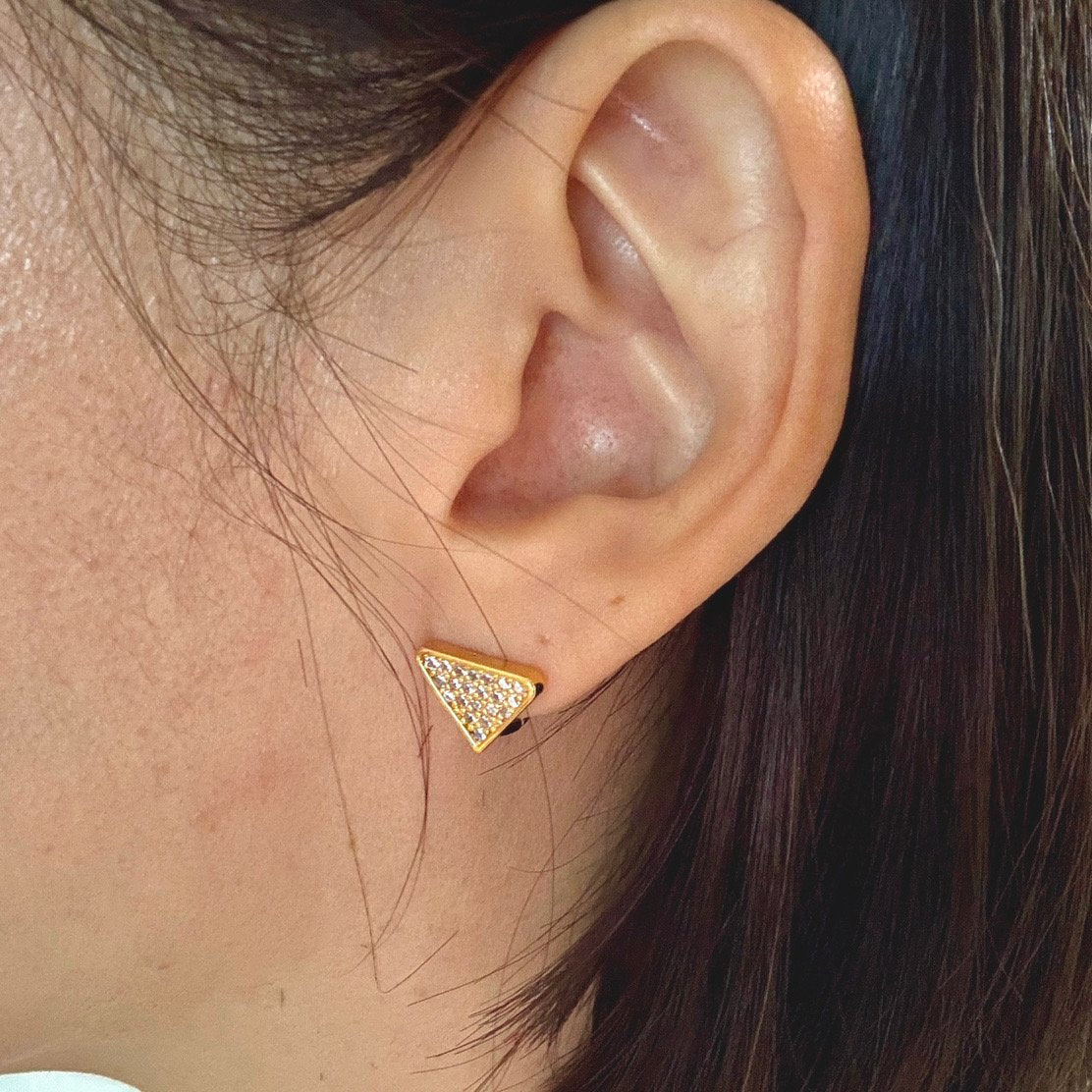 Pri earrings gold
