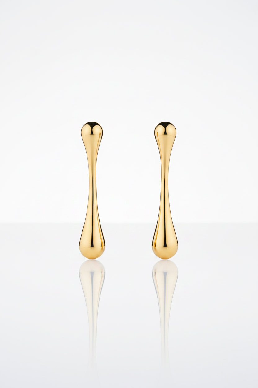 Mace Earrings Gold