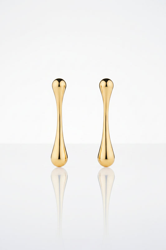 Mace Earrings Gold