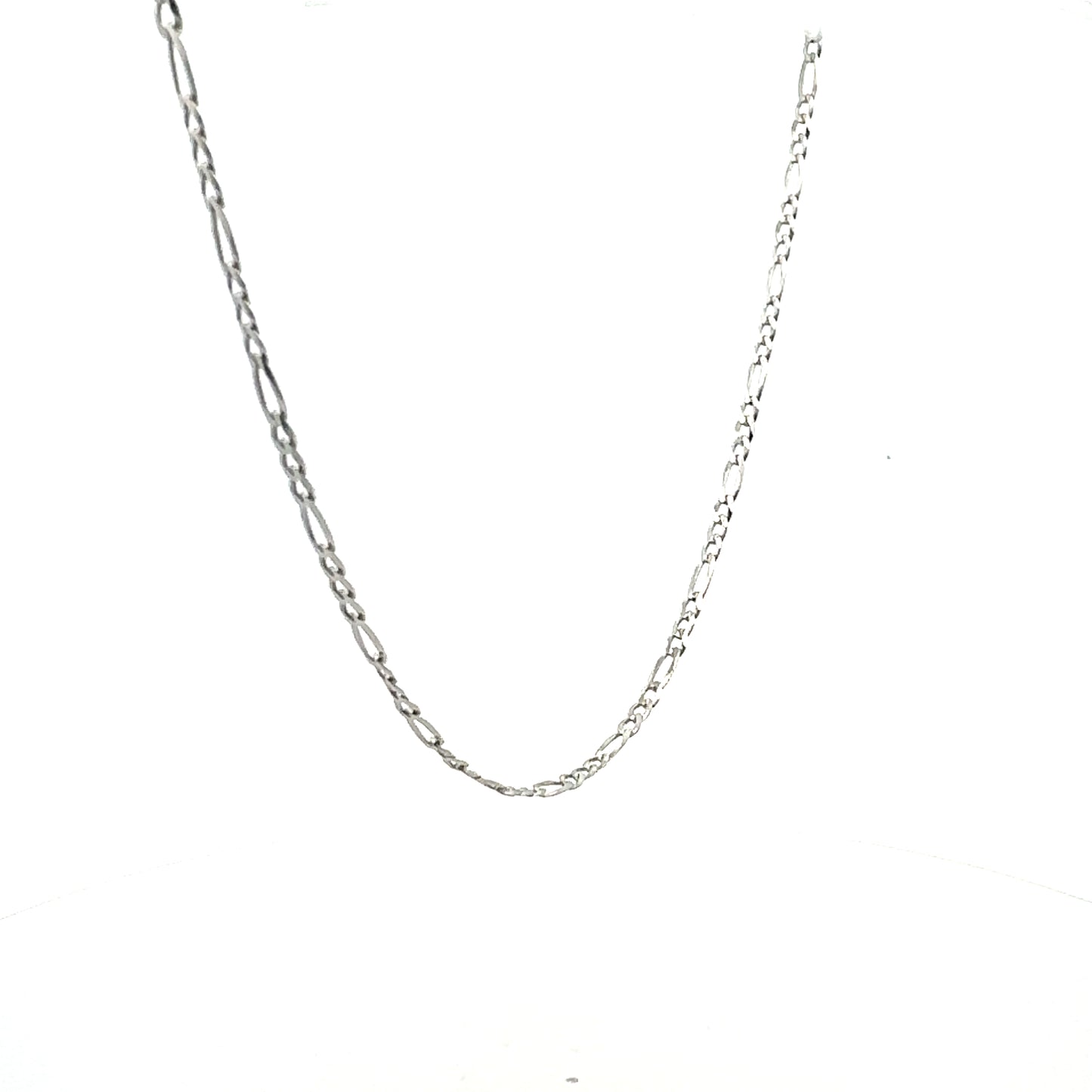 Cuban Link Necklace In Sliver