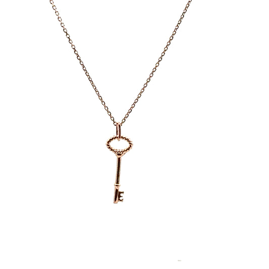 Keys To Wife Necklace In Rose Gold