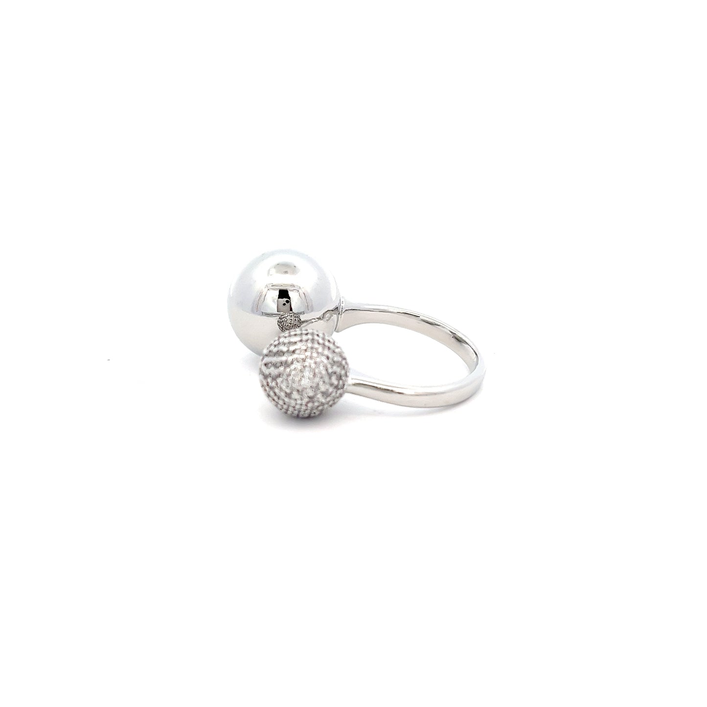 Hudson x Diamante Ring In Sliver