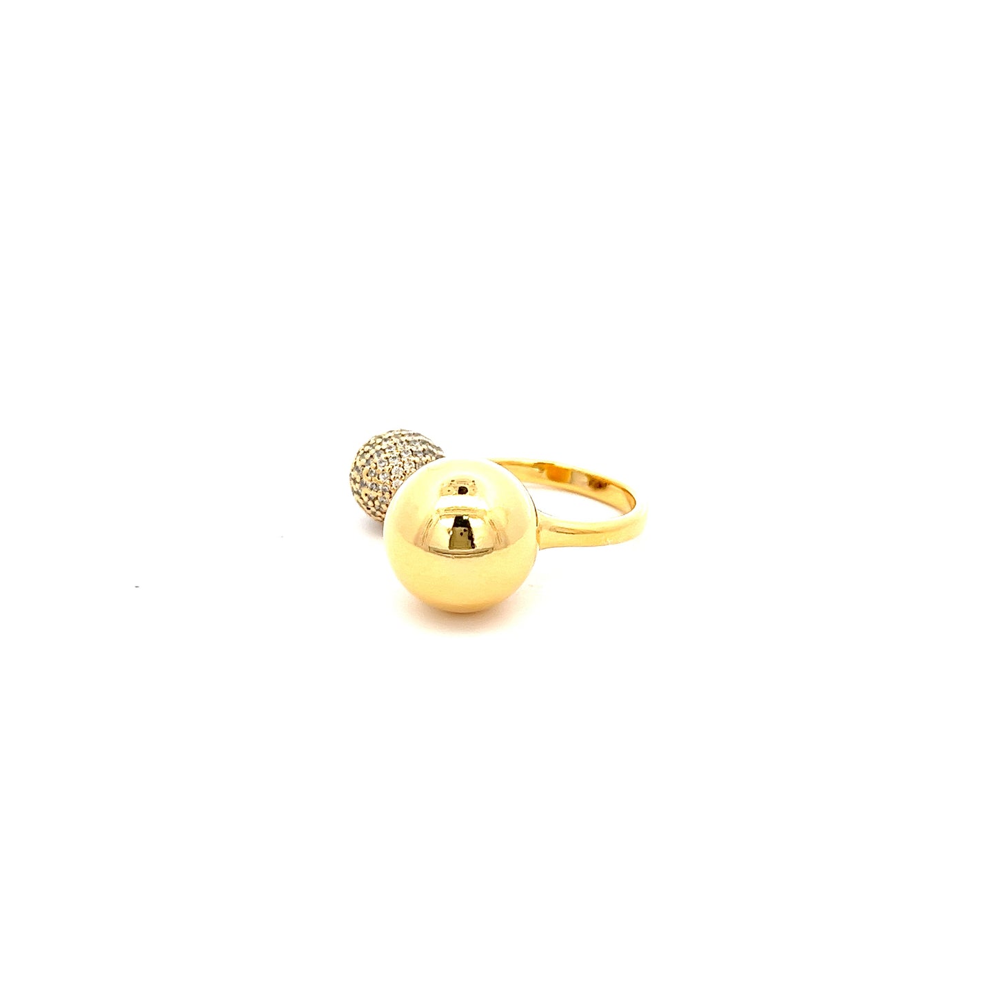 Hudson x Diamante Ring In Gold