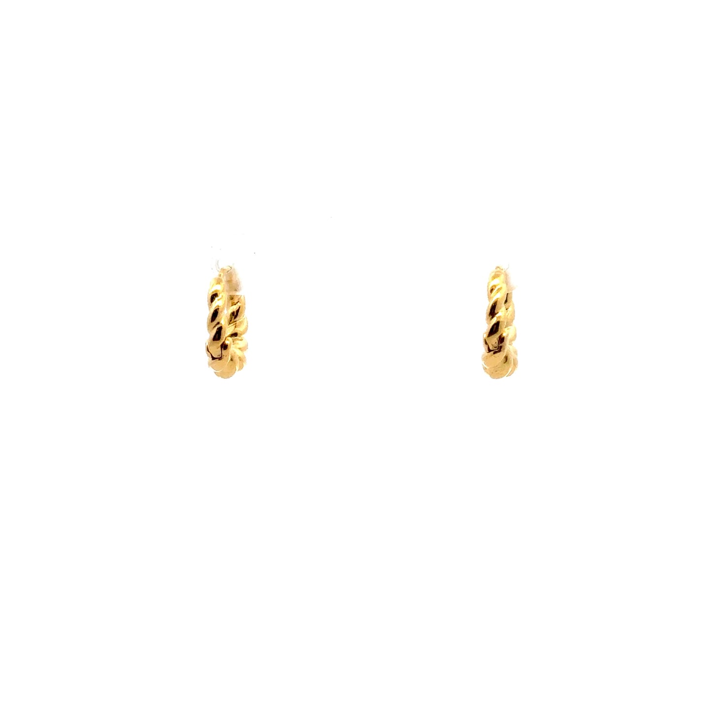 Croissant Earrings In Gold