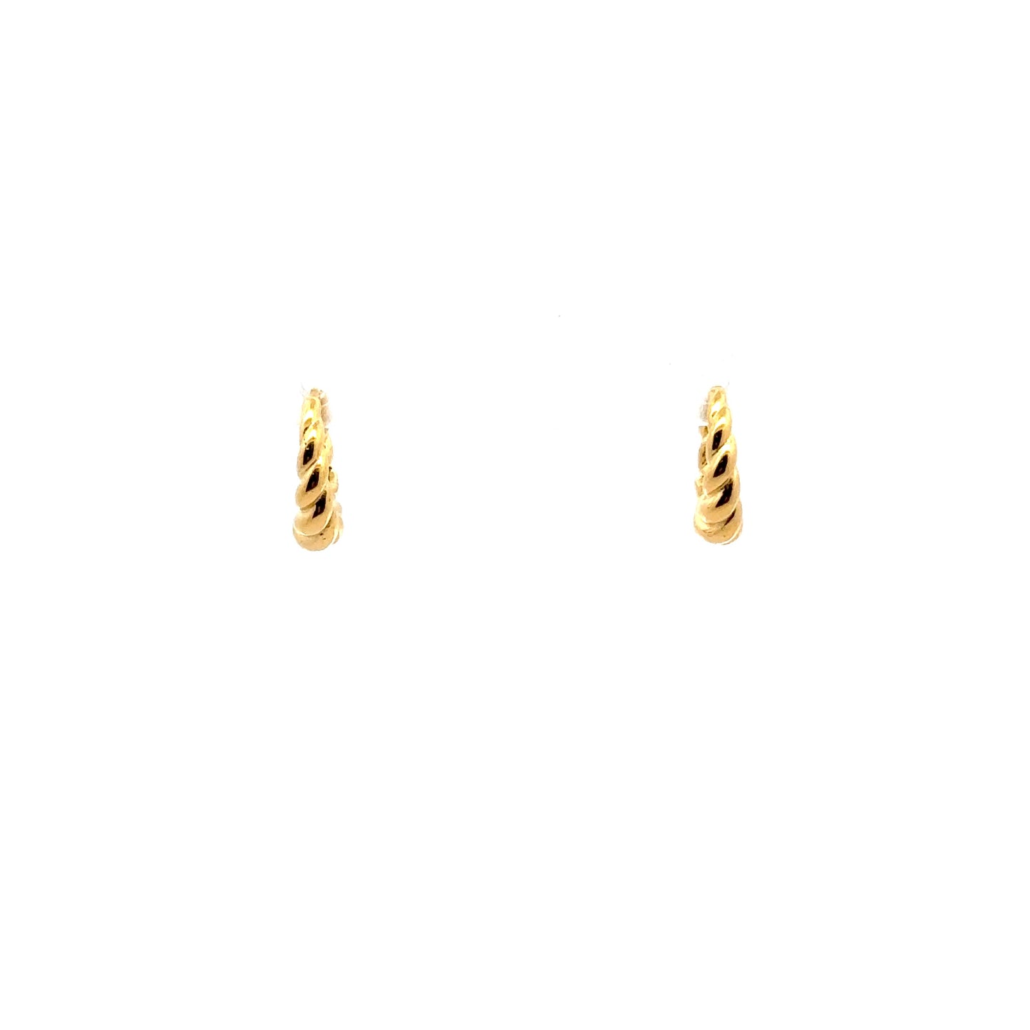 Croissant Earrings In Gold
