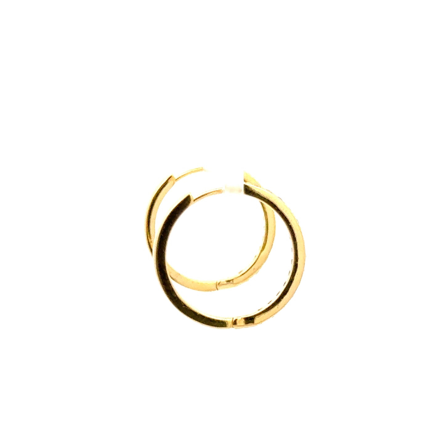 20mm Diamante Hoops Earring In Gold