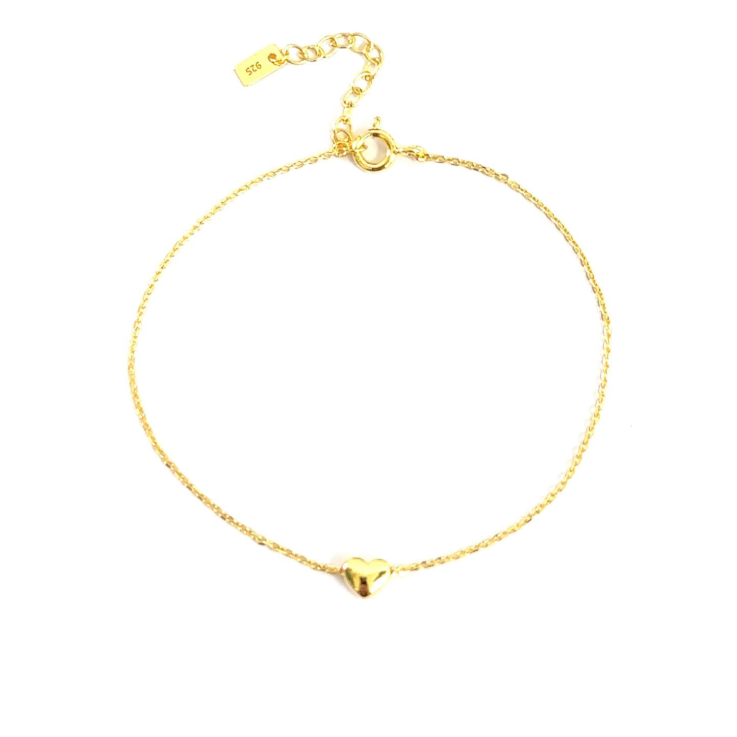 Mini Heart Bracelet In Gold