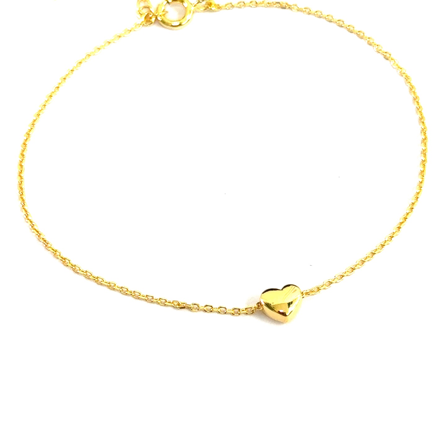 Mini Heart Bracelet In Gold